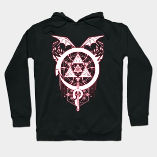 White Snakes of Alchemy (Glowing) Hoodie